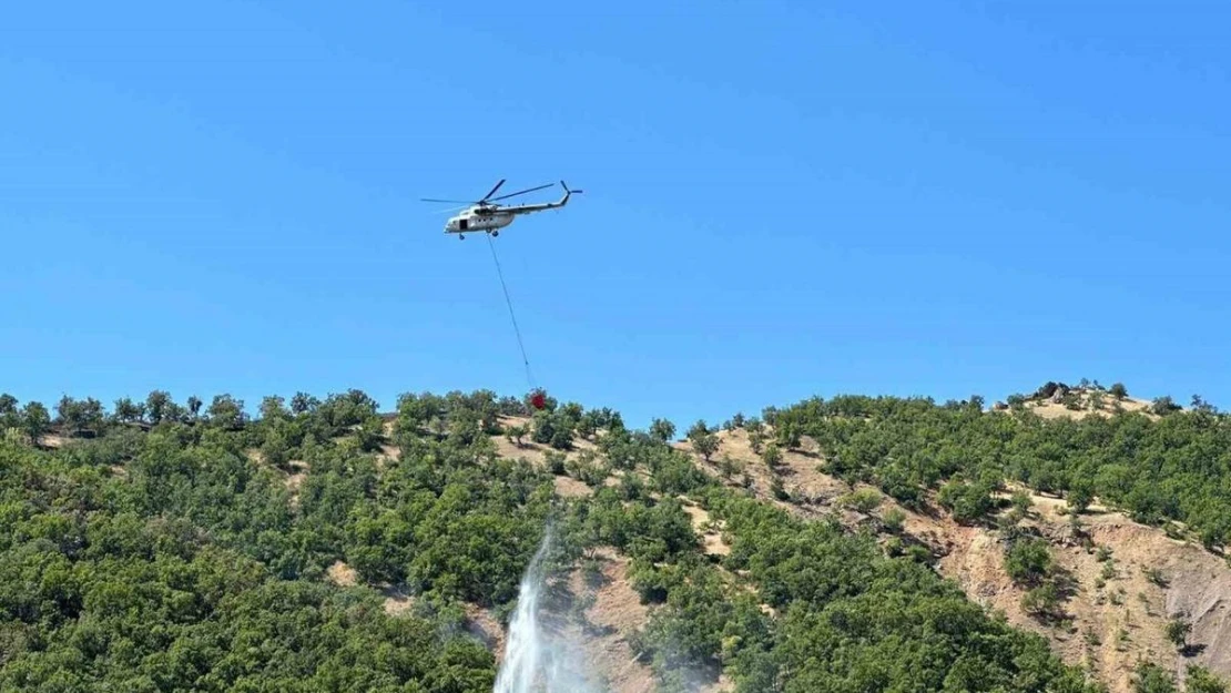 Bingöl'de 2 gündür süren yangın büyük oranda kontrol altına alındı