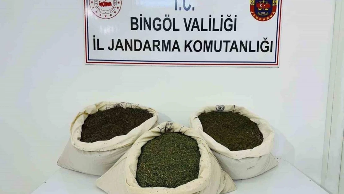 Bingöl'de 34 kilogram uyuşturucu ele geçirildi