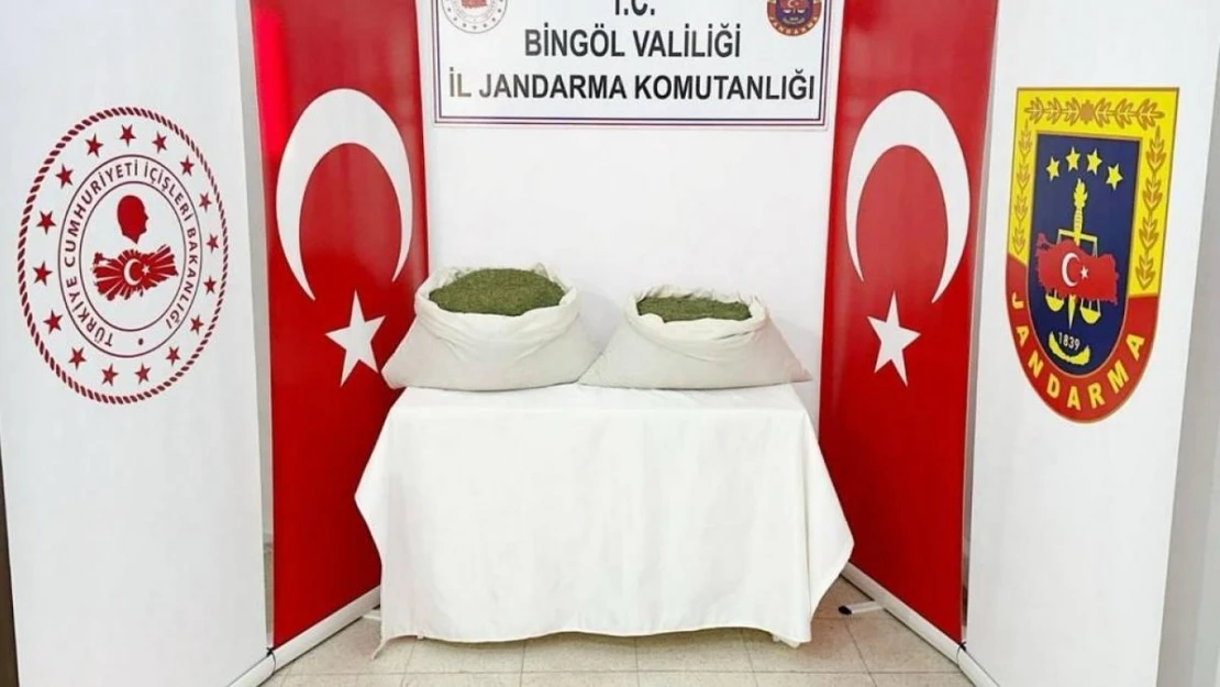 Bingöl'de 42 buçuk kilo uyuşturucu ele geçirildi