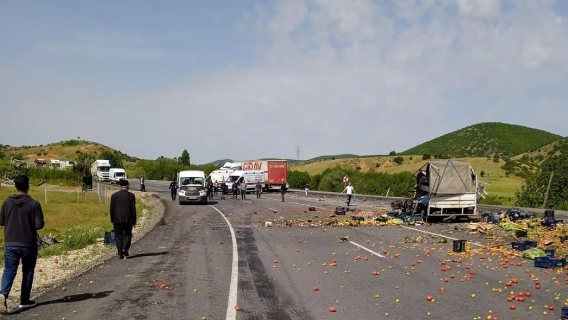 Bingöl'de TIR ile kamyonet birbirine girdi... Ölü ve yaralılar var...