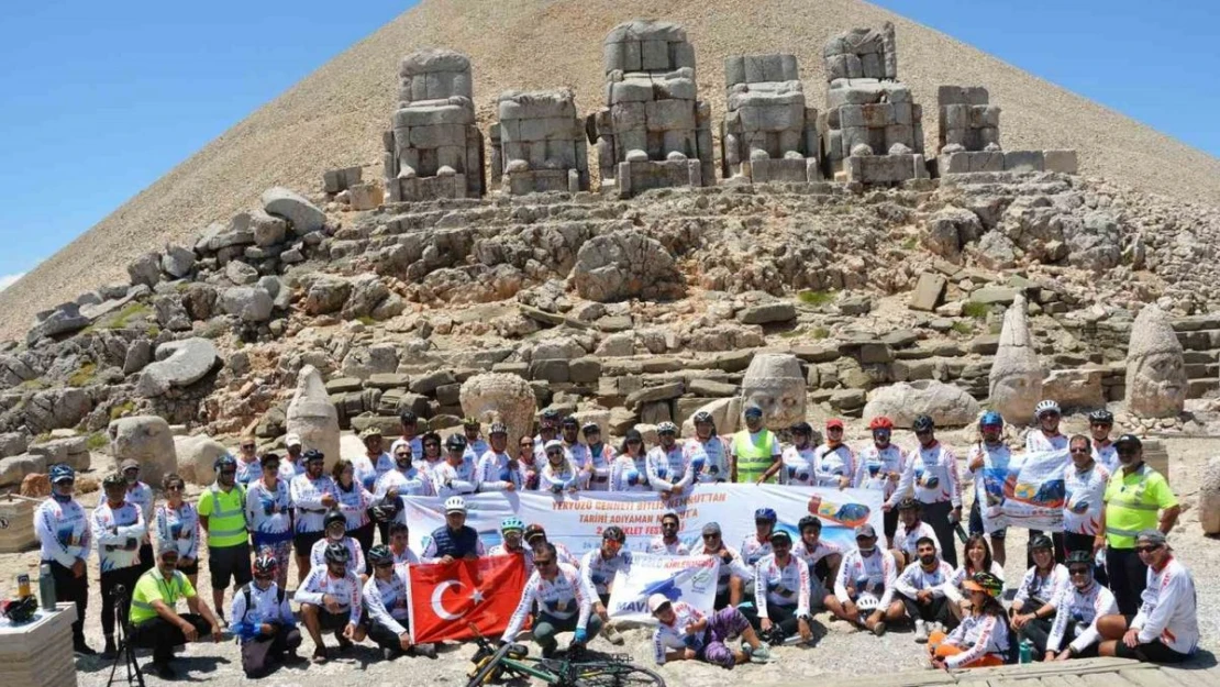 Bitlis Nemrut'tan Adıyaman Nemrut'a bisiklet turu sona erdi