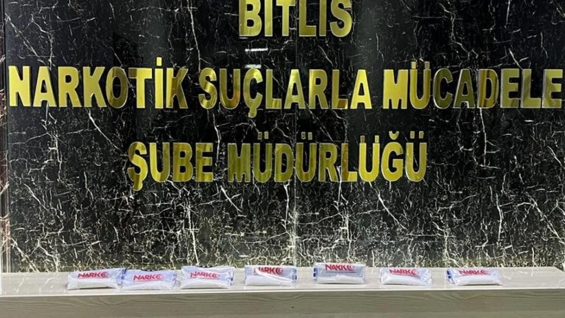 Bitlis'te metamfetamin operasyonu