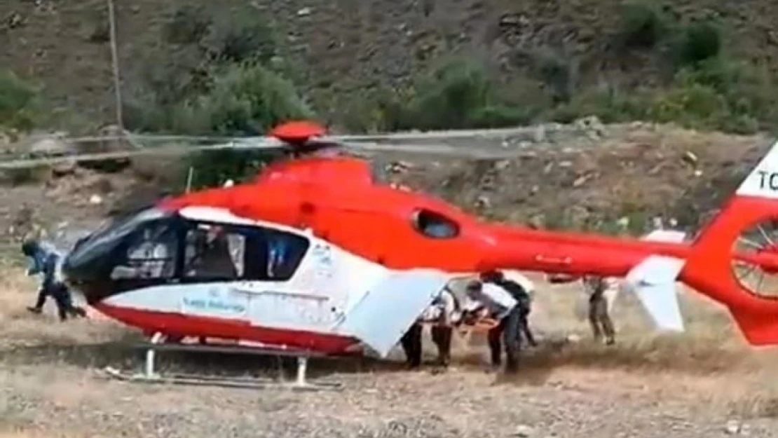 Bitlis'te ambulans helikopter 40 yaşındaki hasta için havalandı