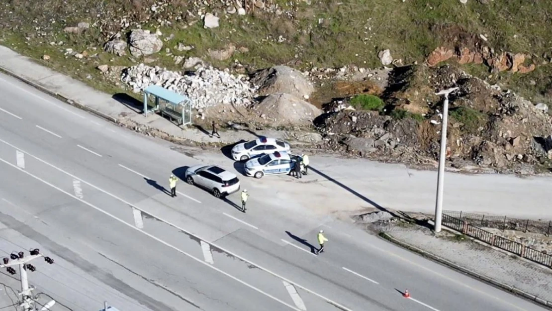 Bitlis'te drone destekli trafik denetimi yapıldı
