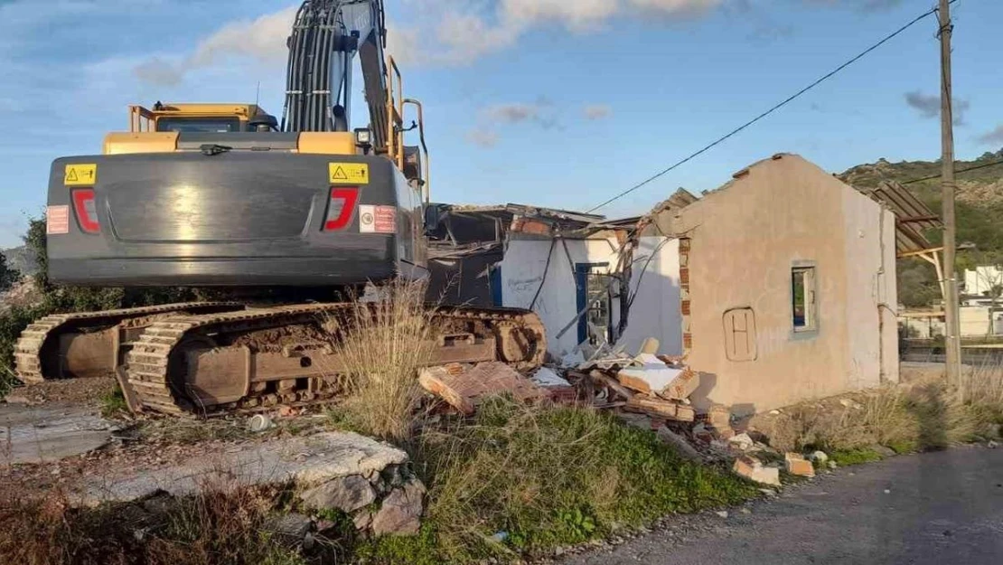 Bodrum'da kaçak yapılaşma ile mücadele sürüyor