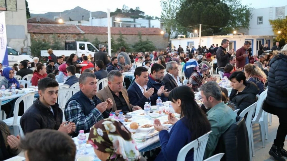 Bodrum'da mahalle iftarları başlıyor