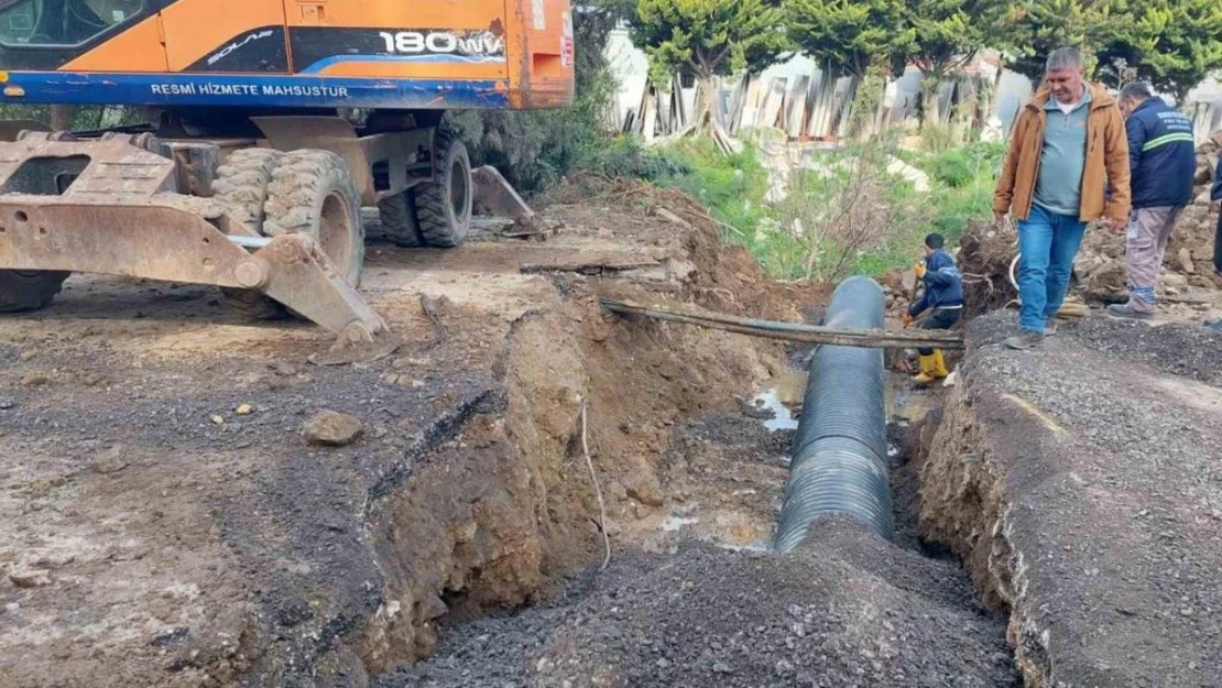 Bodrum Gündoğan'daki alt yapı sorunları çözülüyor