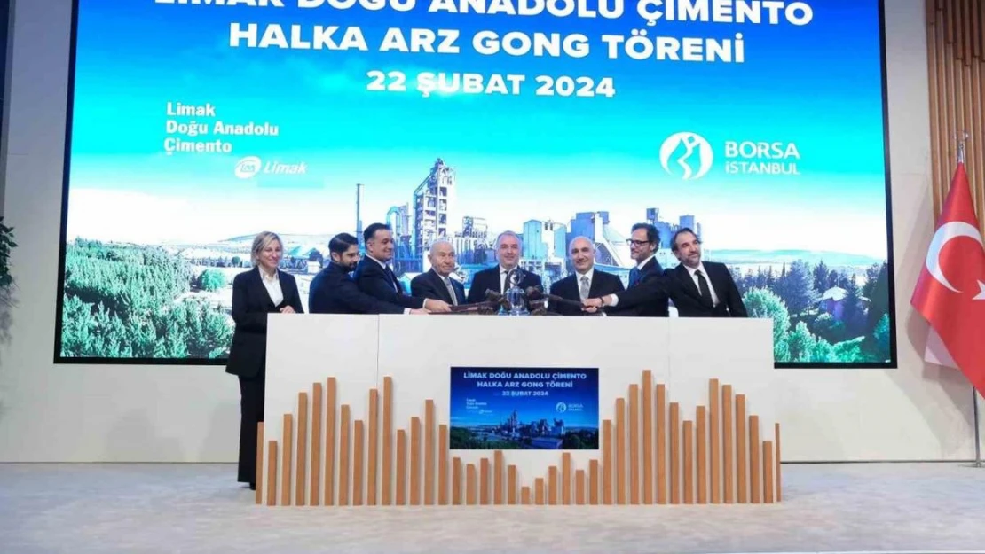 Borsa İstanbul'da gong Limak Doğu Anadolu Çimento için çaldı