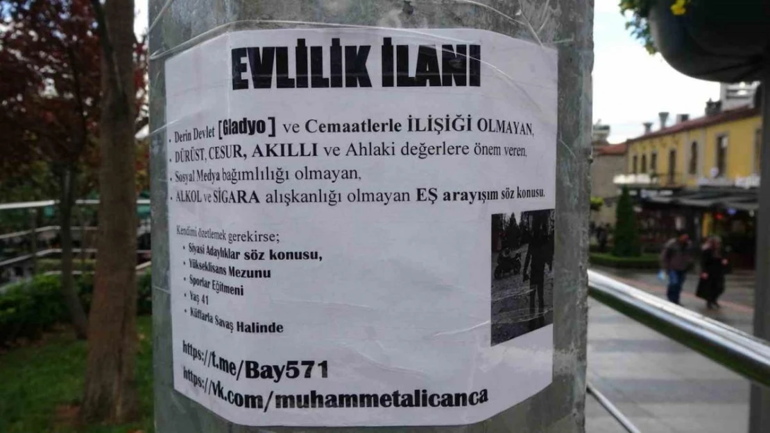 Böyle evlilik ilanı görülmedi