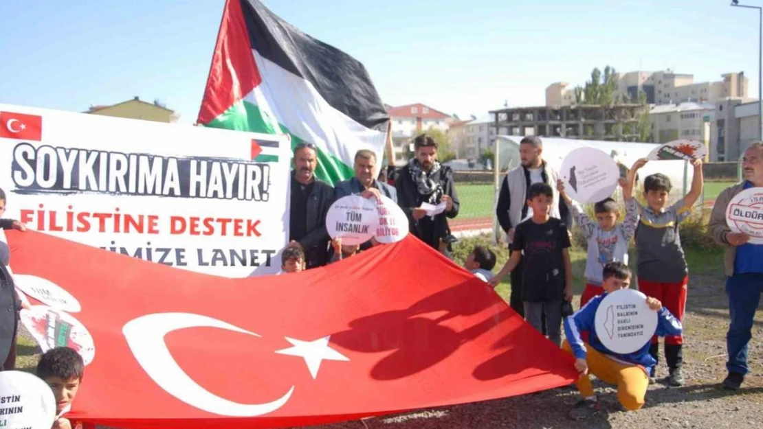 Bulanık'ta İsrail'in Gazze'ye yönelik saldırıları protesto edildi