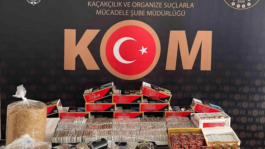 Burdur'da kaçak sigara operasyonunda 4 bin 596 adet doldurulmuş makaron ele geçirildi