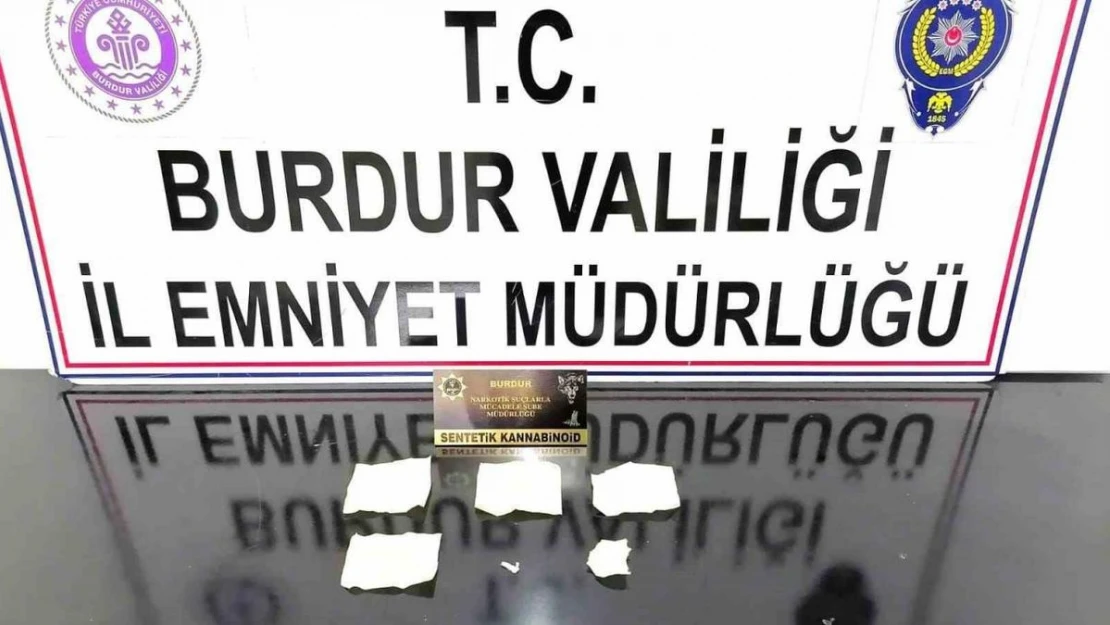 Burdur Emniyeti'nin uyuşturucu operasyonunda 1 şahıs tutuklandı