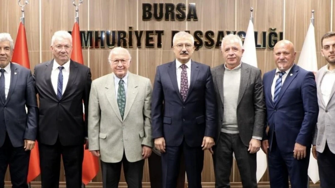 Bursaspor yönetimi, Bursa Cumhuriyet Başsavcısı Ramazan Solmaz'ı ziyaret etti