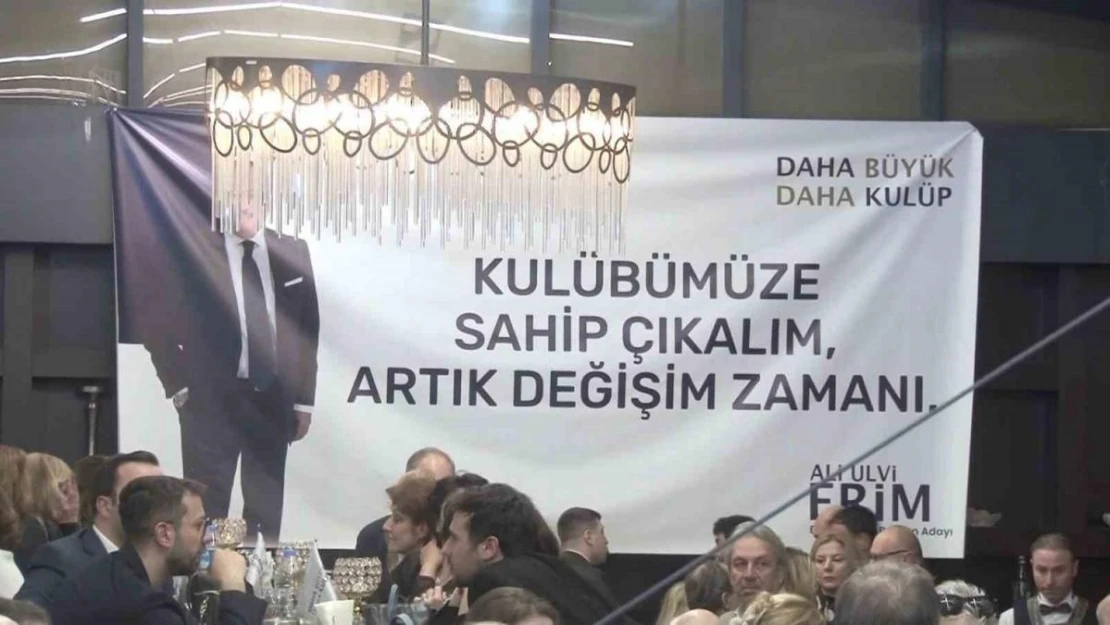 Büyük Kulüp Başkan Adayı Ali Ulvi Erim: 'Biz bu seçimlerde çıtayı yükselttik'