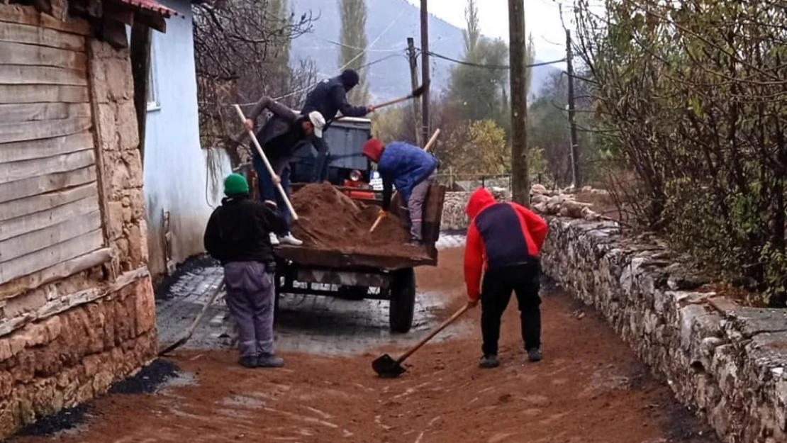 Çameli'nde üst yapı çalışmaları aralıksız devam ediyor