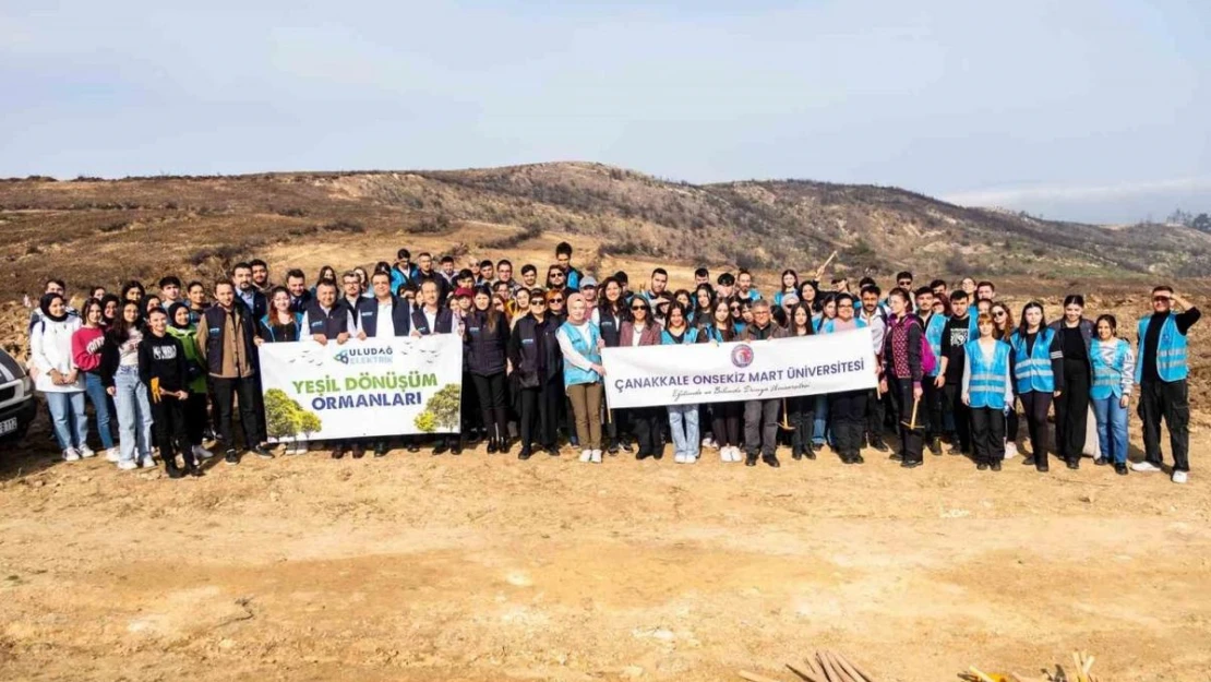 Çanakkale'de 1000 fidanlık orman