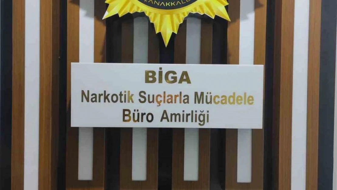 Çanakkale'de 2 milyonluk uyuşturucu operasyonunda 3 tutuklama