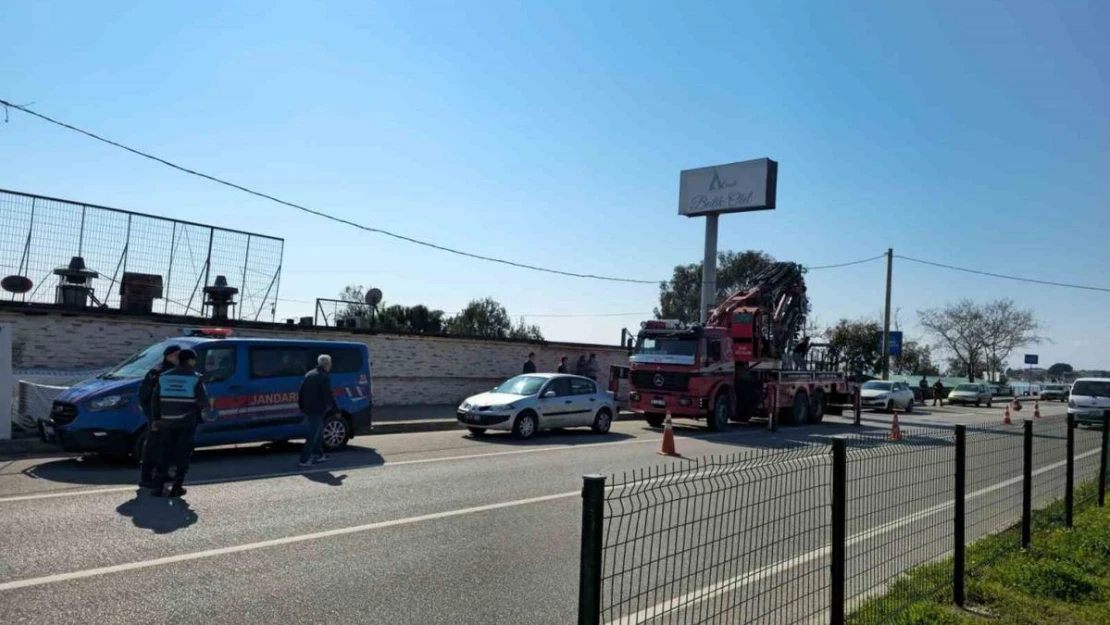 Çanakkale'de bir motel jandarma tarafından boşalttırıldı