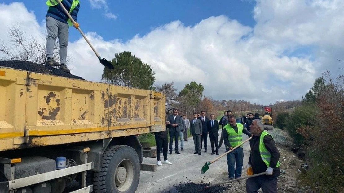 Çanakkale İl Özel İdaresi asfalt sezonu açılışı yapıldı