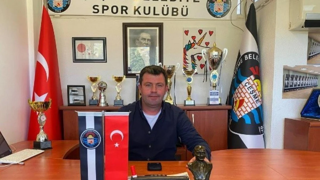 Çeşme Belediyespor Kulübü Başkanı Mustafa Kaymakçı istifa etti