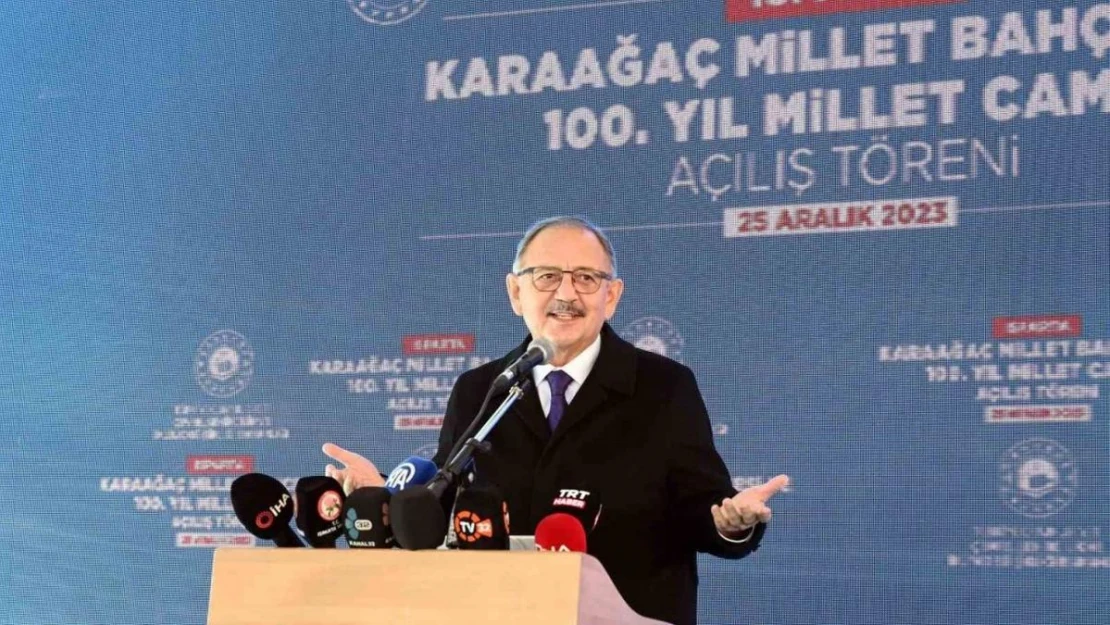 Çevre, Şehircilik ve İklim Değişikliği Bakanı Özhaseki: '100 milyon metrekare yeşil alan için proje başlattık'