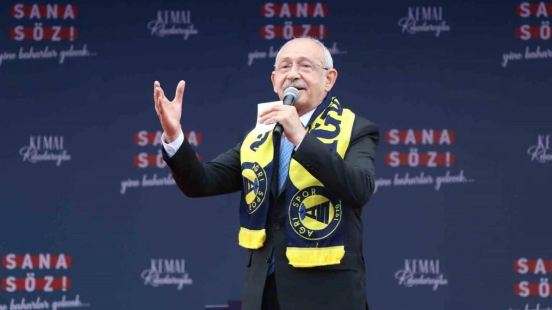 CHP Genel Başkanı Kılıçdaroğlu Ağrı'da miting yaptı