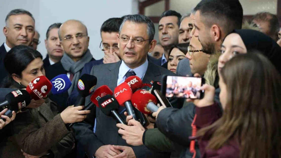 CHP Genel Başkanı Özel: 'Muhalefete muhalefet yapmayız'