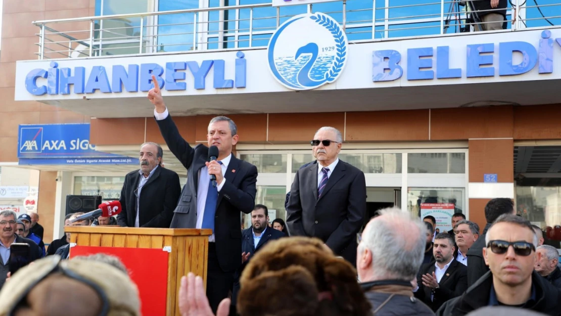 CHP Genel Başkanı Özel, Konya'da