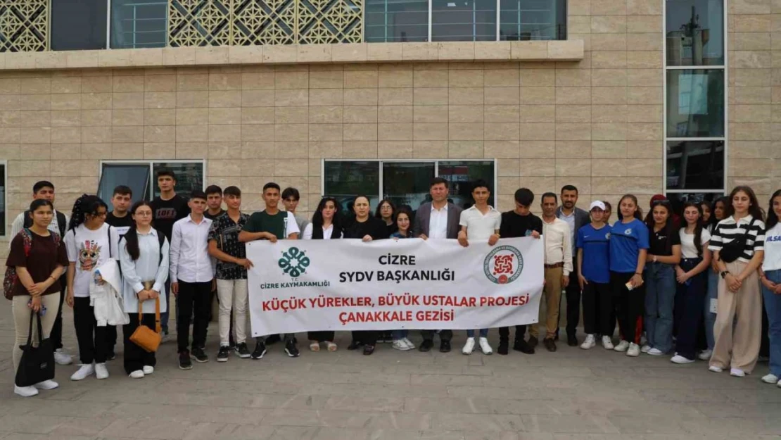 Cizre'de 36 öğrenci Çanakkale gezisine gönderildi