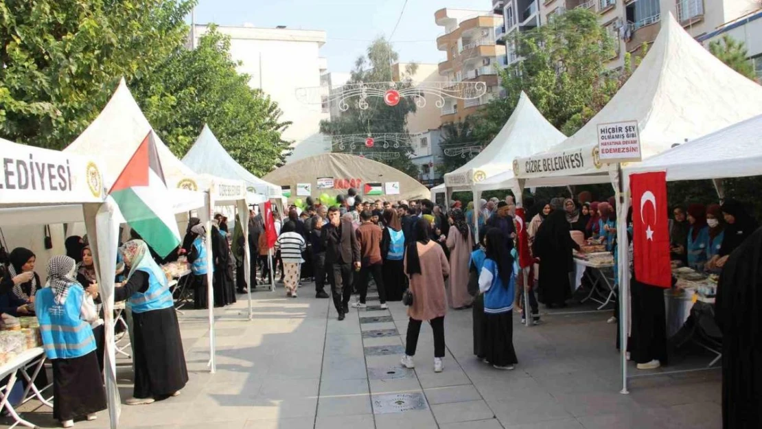 Cizre'de Filistin yararına yardım kampanyası başlatıldı