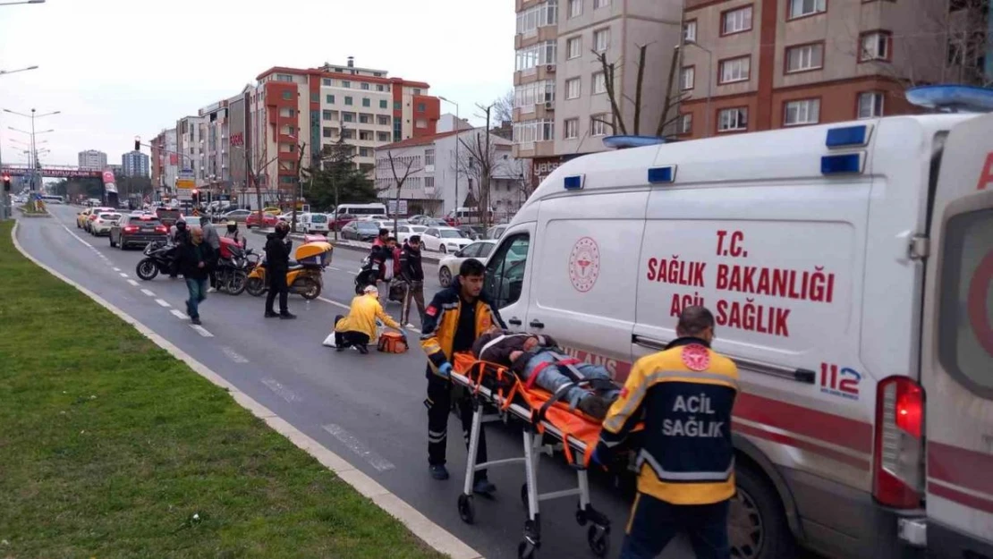 Çorlu'da trafik kazası: 2 yaralı