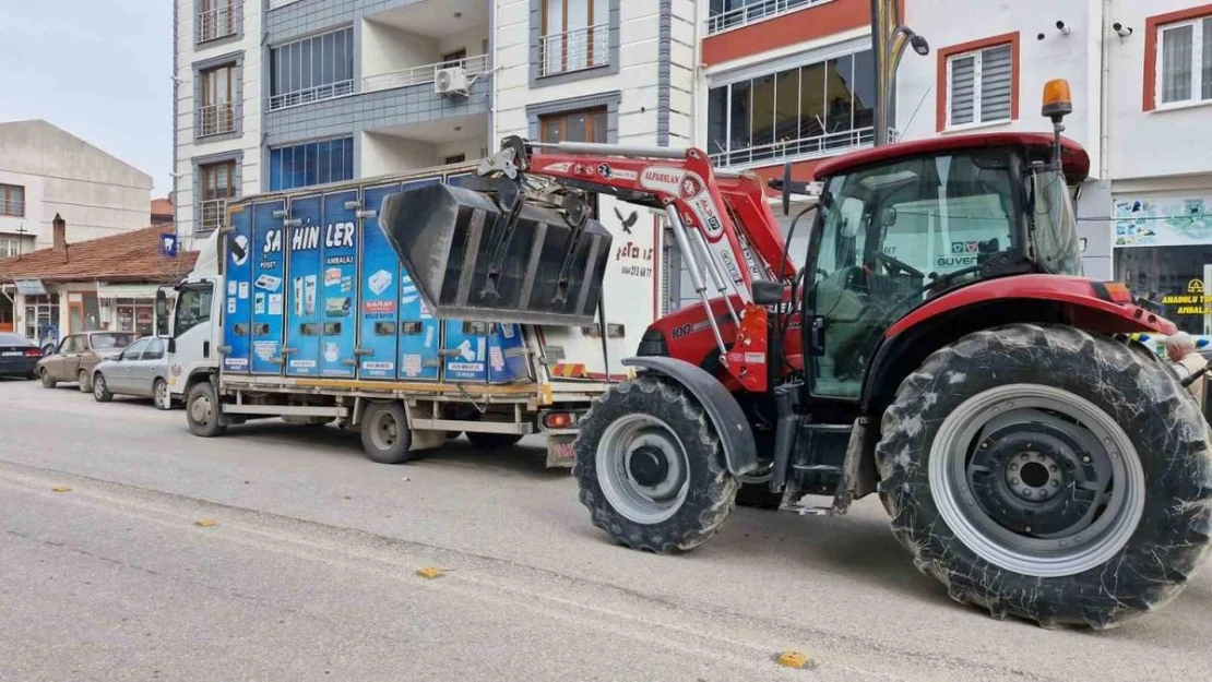 Çorum'da bir acayip trafik kazası