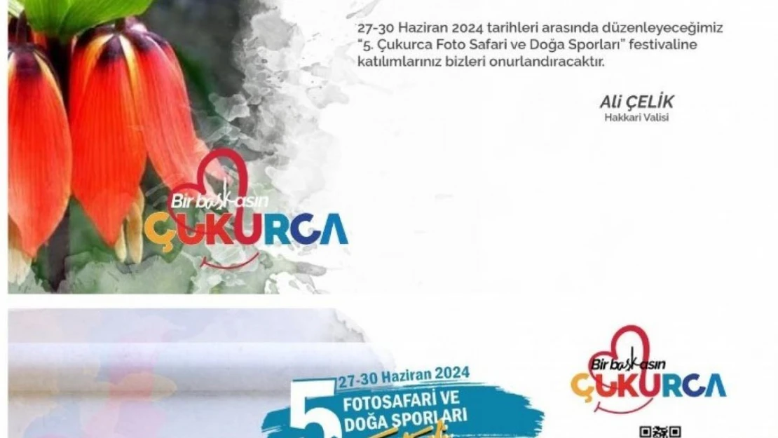 Çukurca 5. Foto Safari ve Doğa Sporları Festivali başlıyor