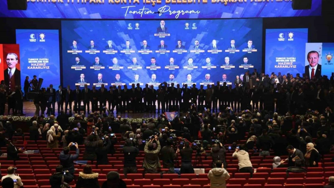 Cumhur İttifakı'nın Konya İlçe Belediye Başkan adayları tanıtıldı