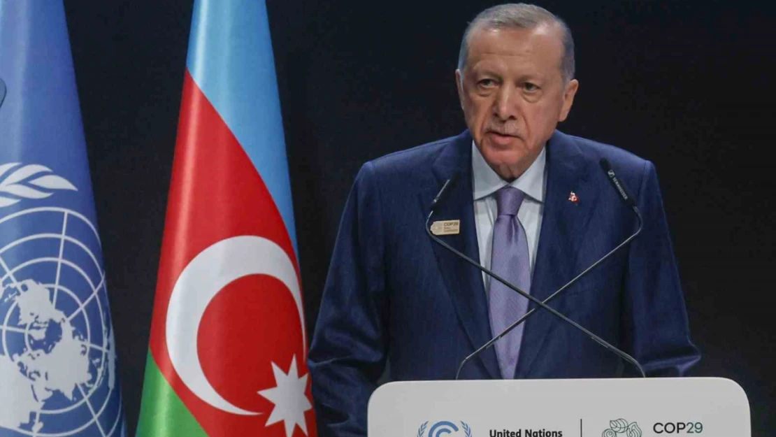 Cumhurbaşkanı Erdoğan: '2053 net sıfır emisyon hedeflerimiz için temel önceliklerimiz yenilenebilir enerji, enerji verimliliği ve nükleer enerjidir'