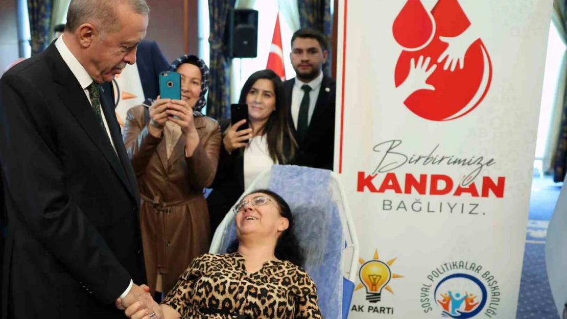 Cumhurbaşkanı Erdoğan 'Kan Ver Hayat Ver' programına katıldı
