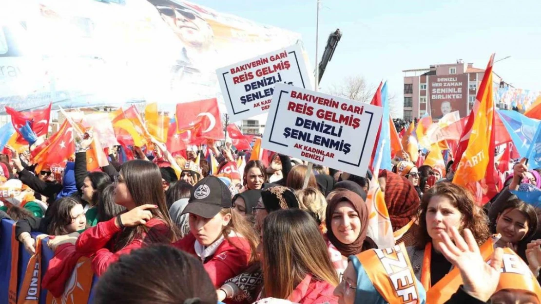 Cumhurbaşkanı Erdoğan, Denizli'de