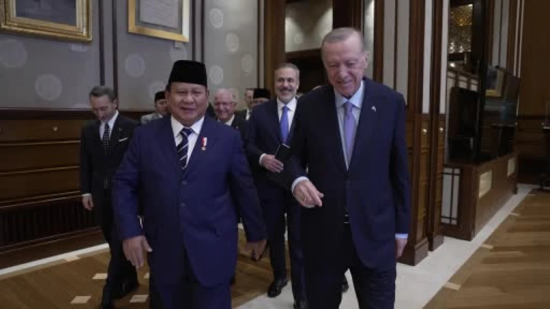 Cumhurbaşkanı Erdoğan, Endonezya Cumhurbaşkanı Prabowo Subianto ile görüştü