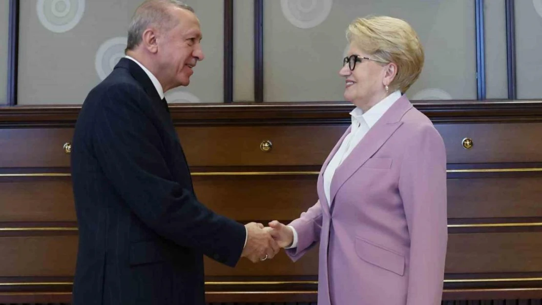 Cumhurbaşkanı Erdoğan, eski İYİ Parti Genel Başkanı Akşener ile görüştü