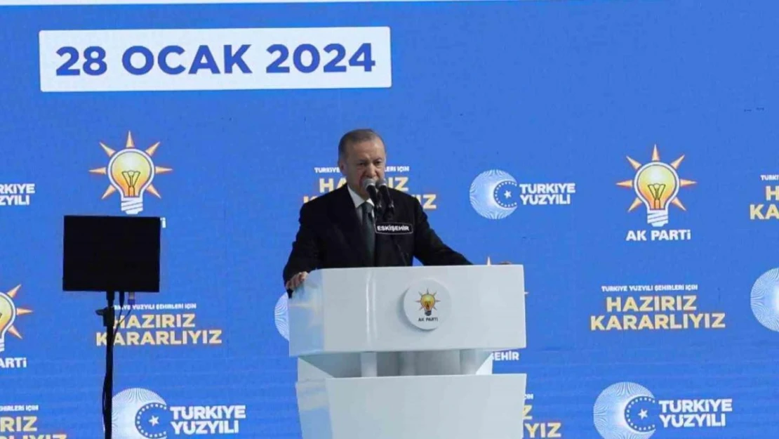 Cumhurbaşkanı Erdoğan Eskişehir'de