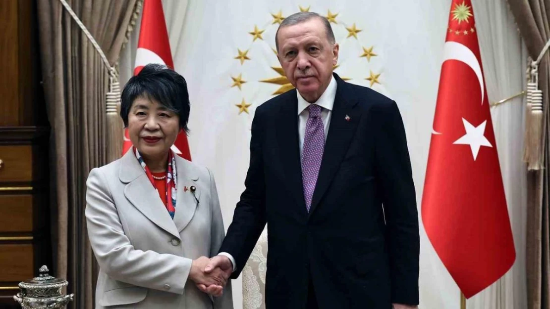 Cumhurbaşkanı Erdoğan, Japonya Dışişleri Bakanı Yoko'yu kabul etti