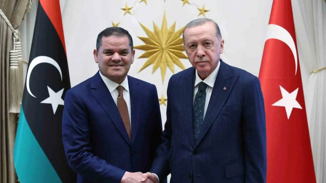 Cumhurbaşkanı Erdoğan, Libya Milli Birlik Hükümeti Başbakanı Abdulhamid Dibeybe'yi kabul etti