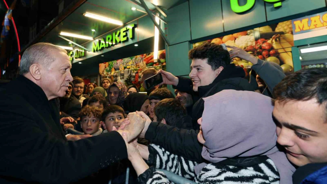 Cumhurbaşkanı Erdoğan, memleketi Rize'de