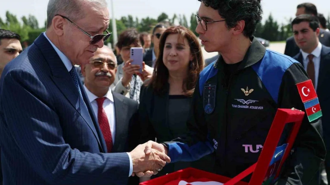 Cumhurbaşkanı Erdoğan, Türkiye'nin ikinci astronotu Atasever'i kabul etti