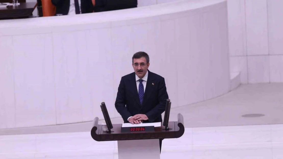 Cumhurbaşkanı Yardımcısı Yılmaz, TBMM Genel Kurulunda 2024 yılı bütçesi sunumunda konuştu