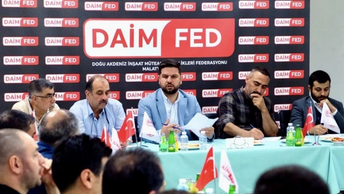 DAİMFED Malatya Şube Başkanlığına Kadircan Esen getirildi