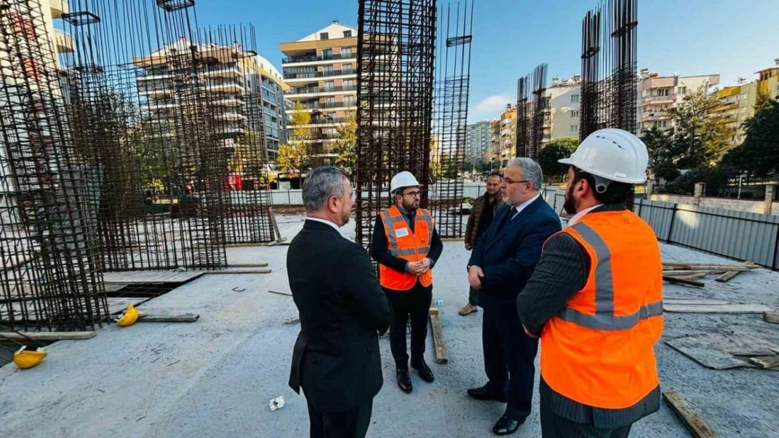 DİB Başkan Yardımcısı İşliyen, Aydın'da yapımı süren inşaatta incelemelerde bulundu