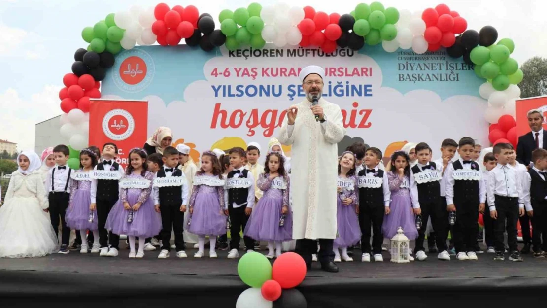 Diyanet İşleri Başkanı Erbaş: 'Dünyada zulmün ortadan kalkmasına vesile olan bir milletiz'