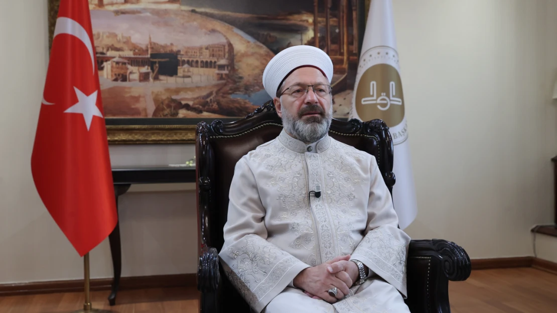 Diyanet İşleri Başkanı Erbaş: 'Kudüs'ün işgalden kurtulması için müslümanların birlik, beraberlik içerisinde hareket etmesi lazım'