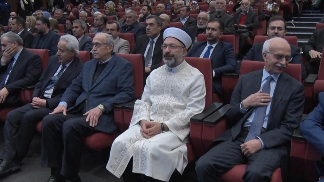 Diyanet İşleri Başkanı Erbaş Ustalara Saygı Paneli'ne katıldı